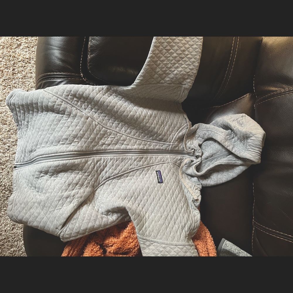 Patagonia Cotton Quilt zip up hoodie